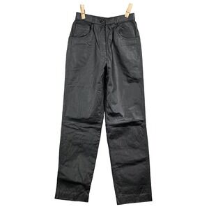 Vintage Casablanca Leather Pants Women's 9/10 Motorcycle‎ Biker Grunge 90s Retro